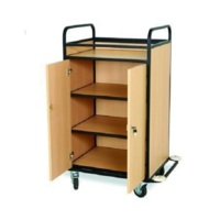 Тележка OLDOAK для горничных универсальная с полками из МДФ  ТГ 11.1