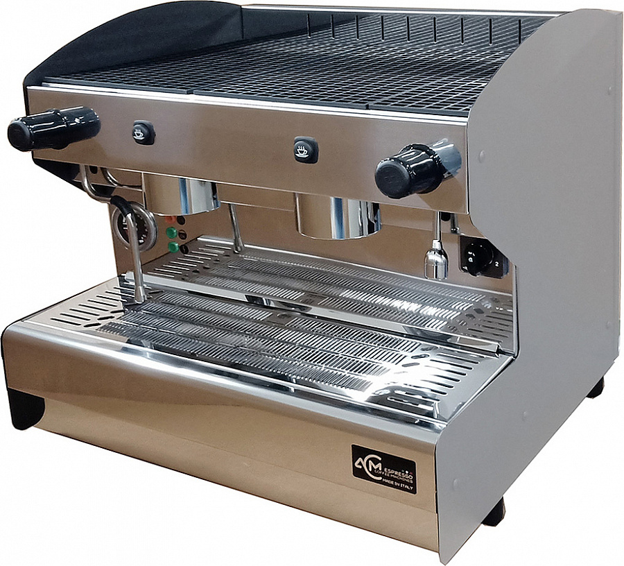 Кофемашина полуавтомат ACM Rounder Semiautomatica 2 GR INOX